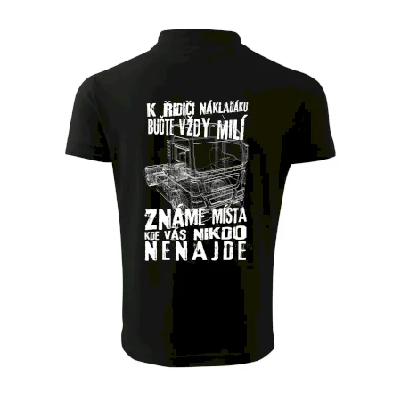K řidiči náklaďáku buďte vždy milý
