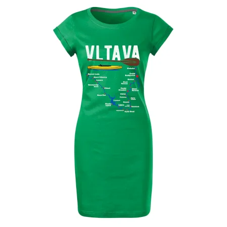 Mapa řeky Vltavy