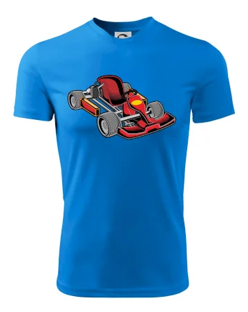 Motokára červená