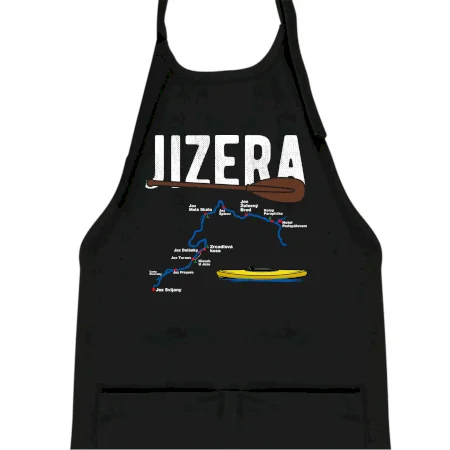 Mapa řeky Jizery