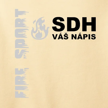 SDH REFLEXNÍ nápis (oheň, firesport, název sboru - vlastní nápis)