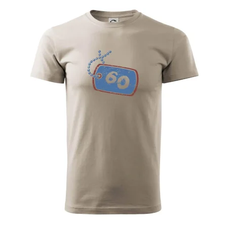 60 na krku štítek