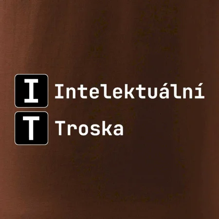 IT Nápis Intelektuální Troska