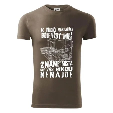 K řidiči náklaďáku buďte vždy milý