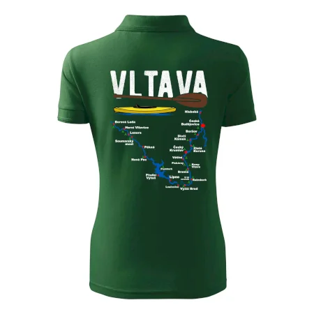 Mapa řeky Vltavy