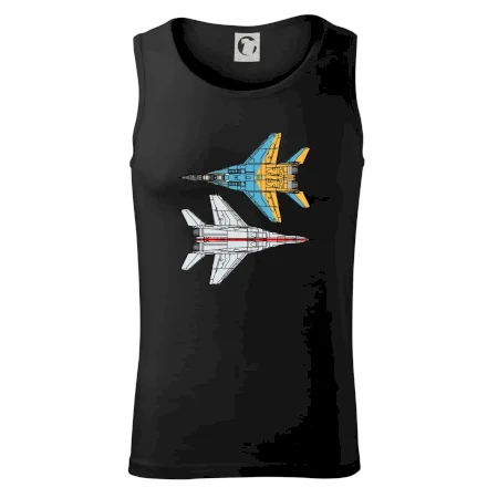 Mig 29 Fulcrum ze spoda a ze zhora