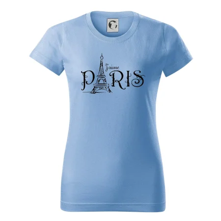 Paris nápis Eiffelovka rovný