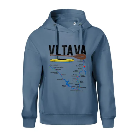 Mapa řeky Vltavy