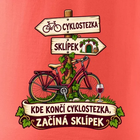 Kde končí cyklostezka, začíná sklípek