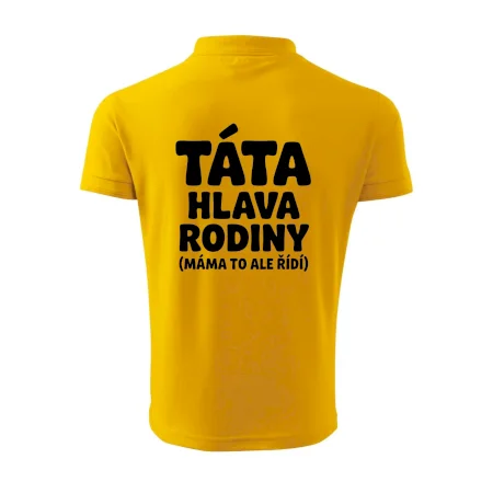 Táta - hlava rodiny  (máma to,  ale řídí)