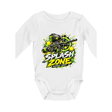 Neonový zásah splash zone paintball