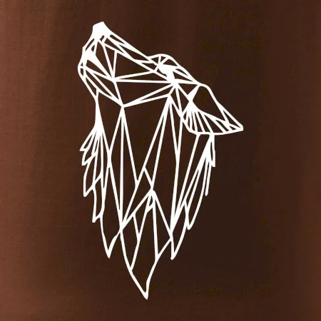 Geometrie - vlk - vyjící