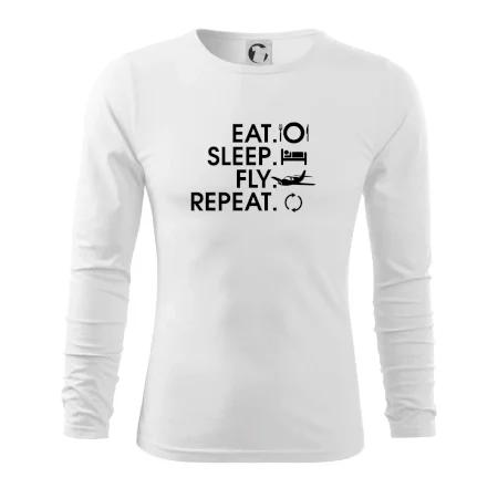 Eat sleep fly repeat