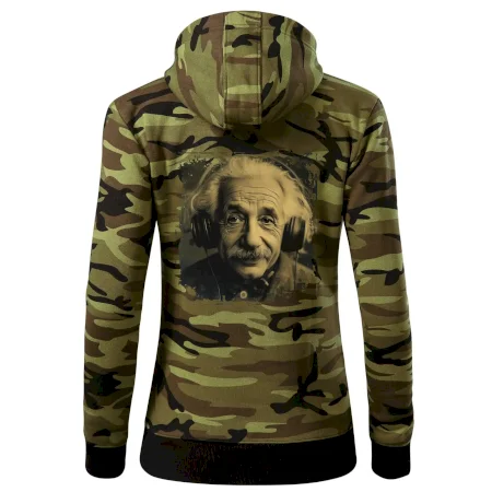 Albert se sluchátky