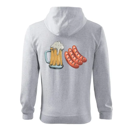 Pivo a klobása