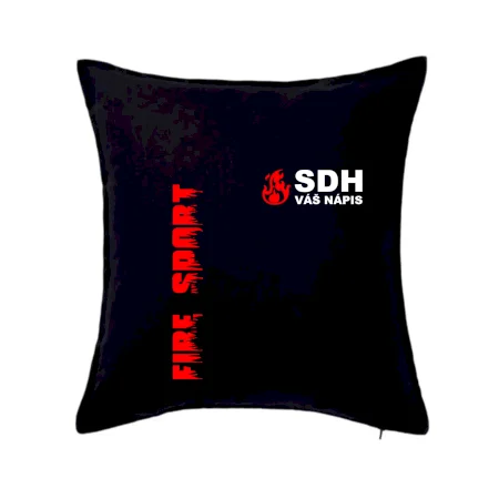 SDH nápis (oheň, firesport, název sboru - vlastní nápis)
