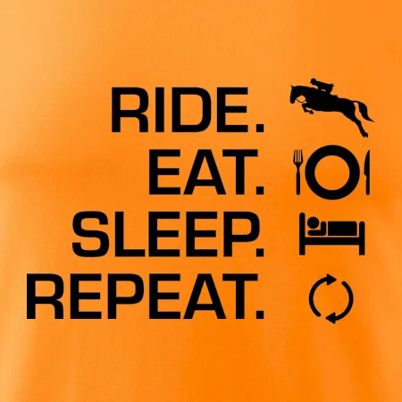 Ride Eat Sleep Repeat koně