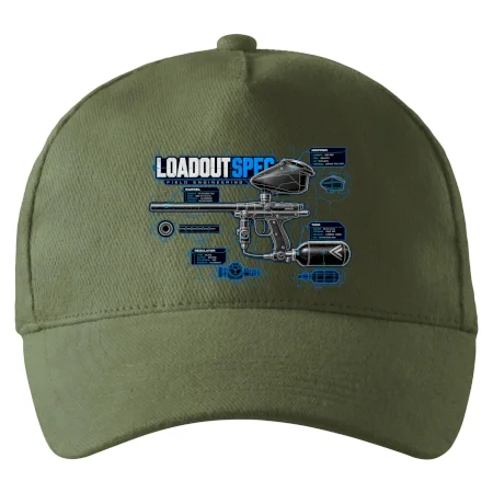 Technický výkres loadout spec paintball