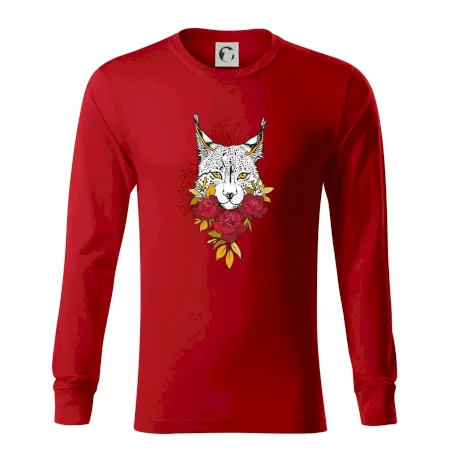 Rys s červenými růžemi  (Pecka design)