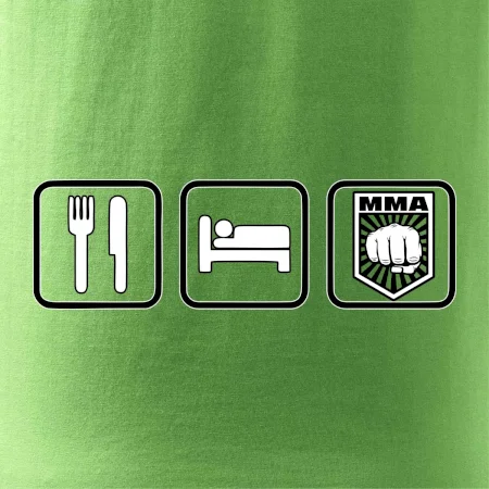 Eat sleep MMA v řádku