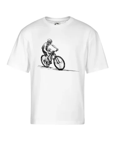 MTB kreslený cyklista