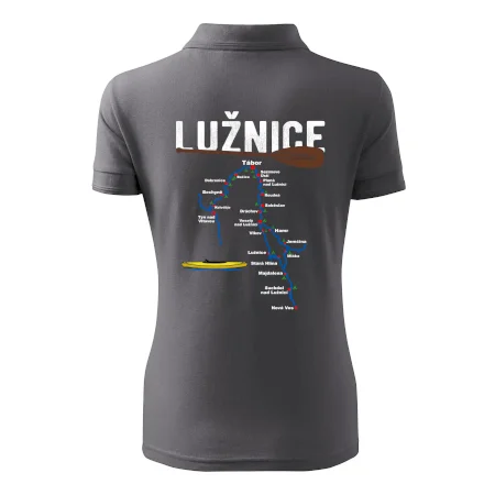 Mapa řeky Lužnice