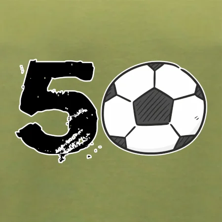 Fotbal kulaté narozeniny 50