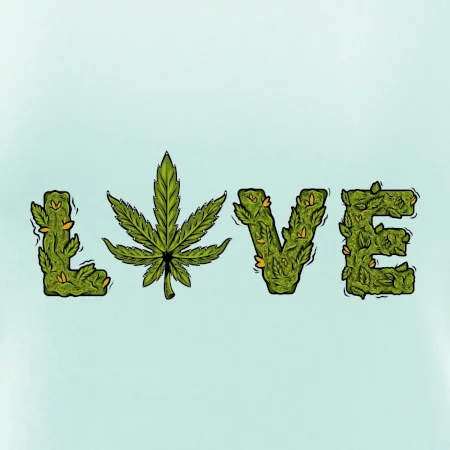 Konopí nápis love