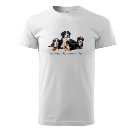 Bernese mountain dog celá rodina