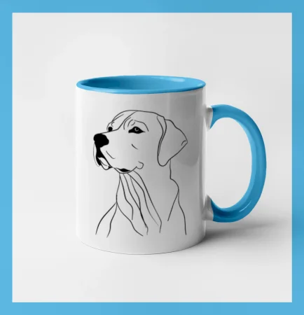 Labrador černá kresba