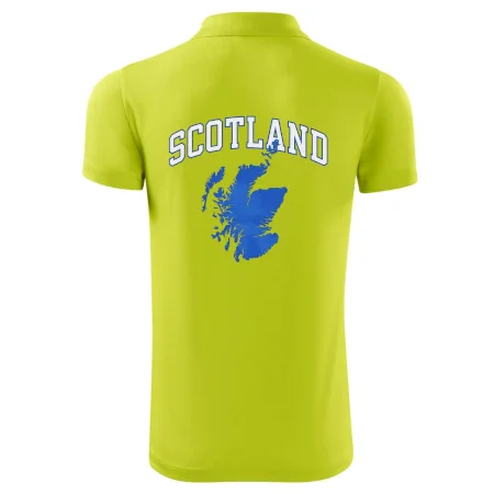 Scotland nápis s mapou