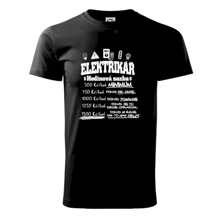 Elektrikář hodinová sazba
