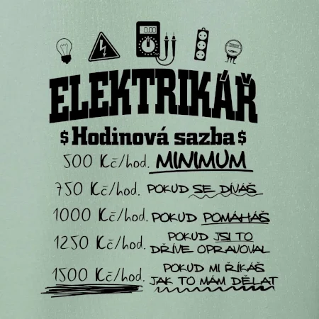 Elektrikář hodinová sazba