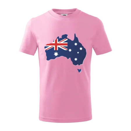 Austrálie - vlajka mapa