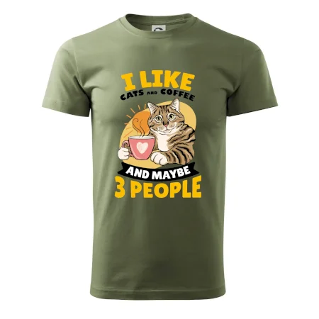 I like cats and coffee and maybe 3 people