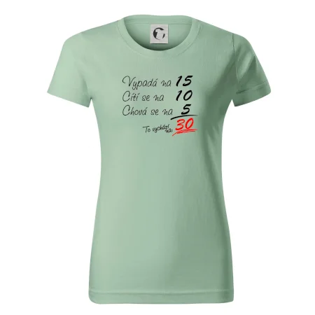 Vypadá, cítí se, chová se - 30 let