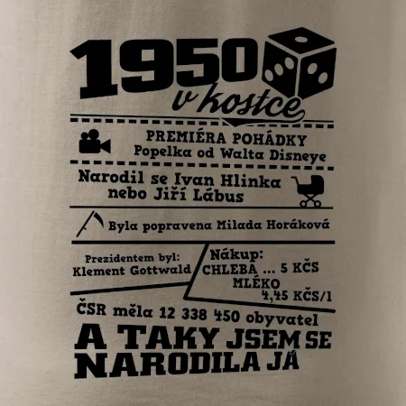 1950 v kostce