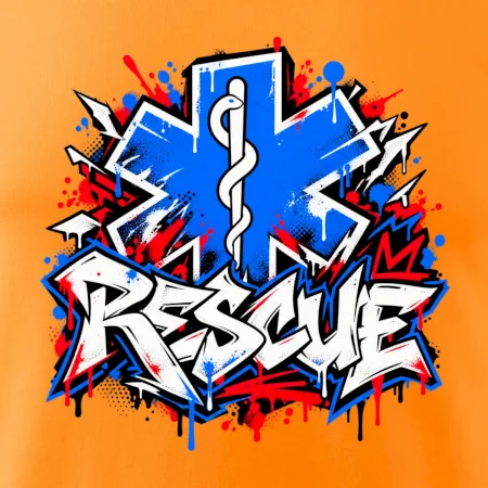 Rescue - Graffiti nápis