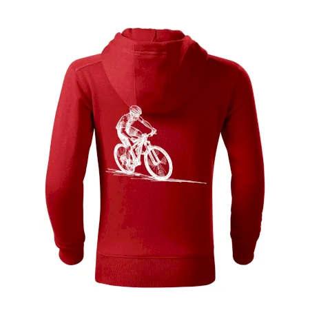 MTB kreslený cyklista