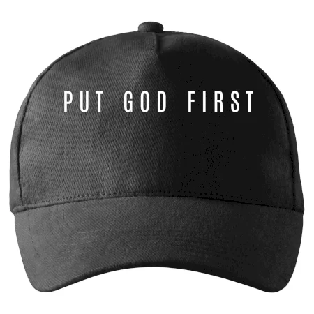 Put God first slabý nápis