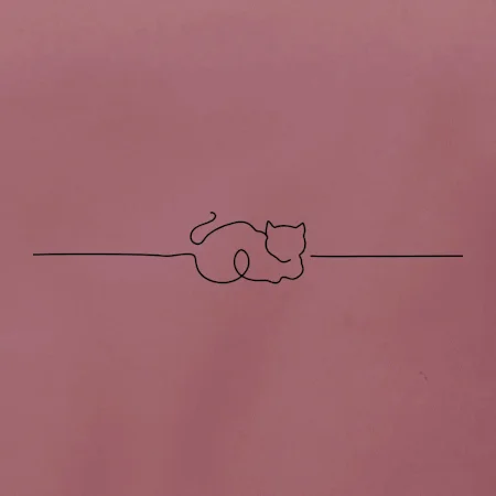Kočka linka kreslená