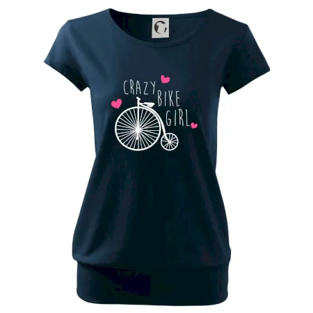 Crazy bike girl