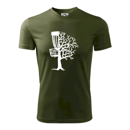 Disc golf pozor strom