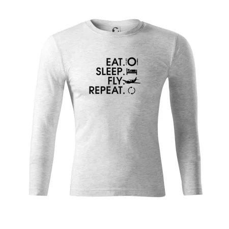 Eat sleep fly repeat