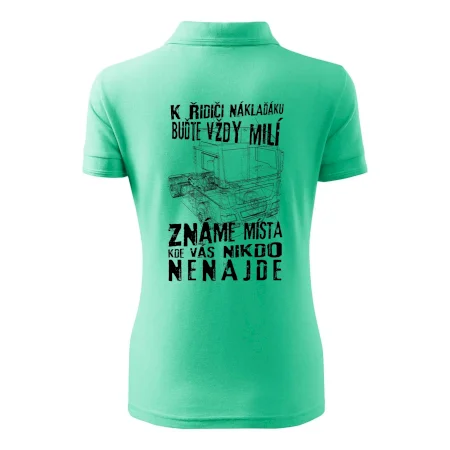 K řidiči náklaďáku buďte vždy milý