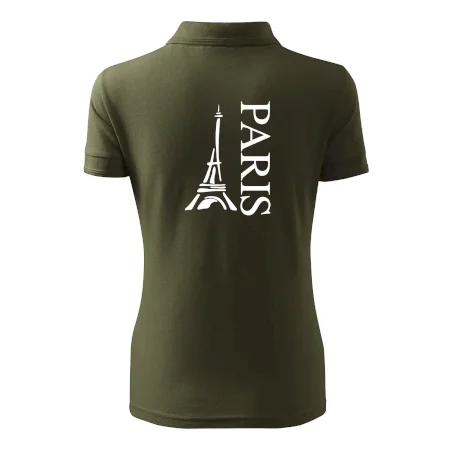 Paris nápis Eiffelovka na výšku