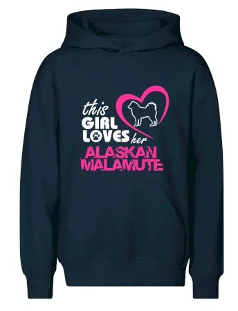 This Girl Loves her Alaskan Malamute