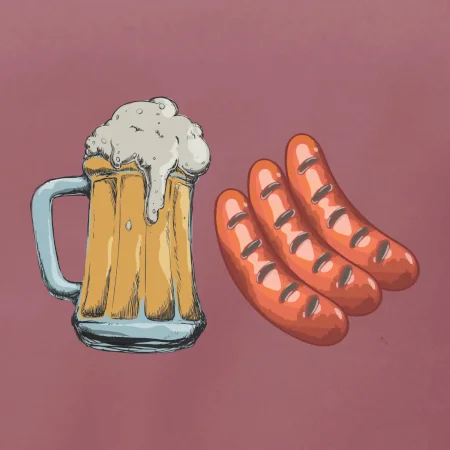 Pivo a klobása
