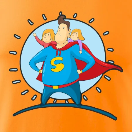 Táta superman - holka a holka