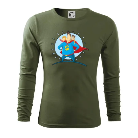 Táta superman - holka a kluk